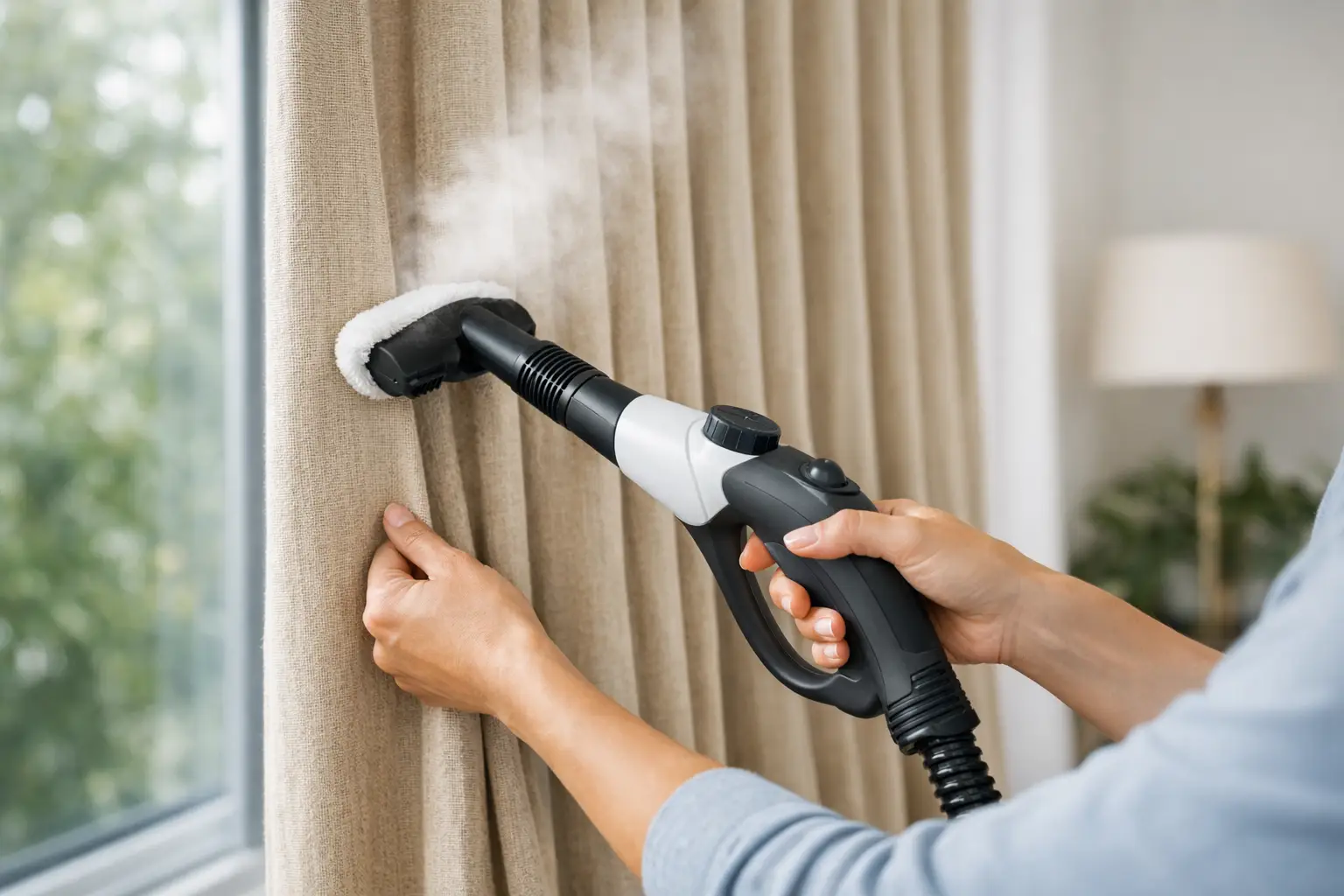 Drapery Cleaning Without Taking Down at Home