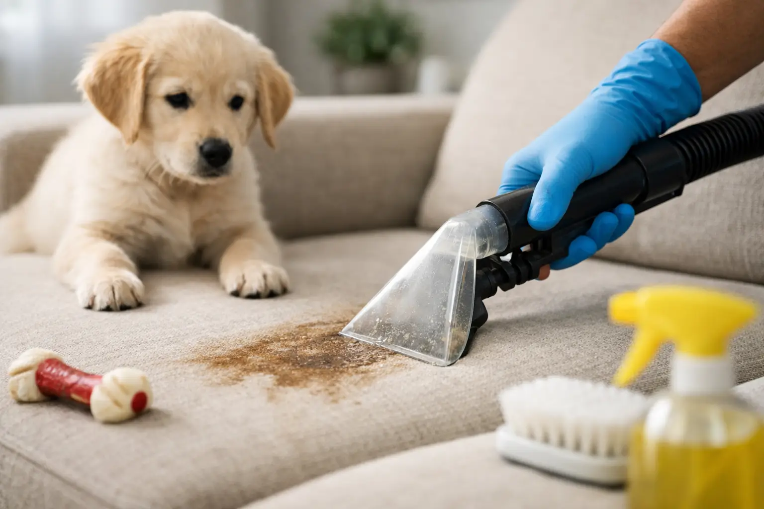 Upholstery Cleaning Pet Stain Removal That Lasts