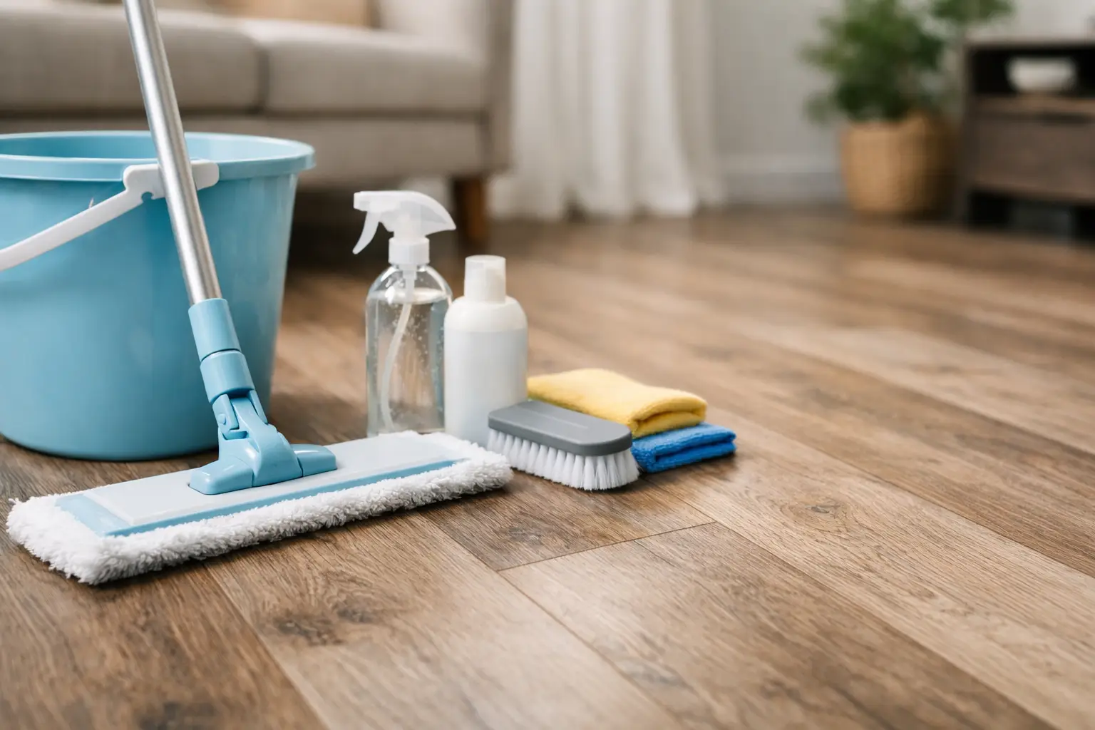 What Is the Best Thing to Clean Luxury Vinyl Plank Flooring?