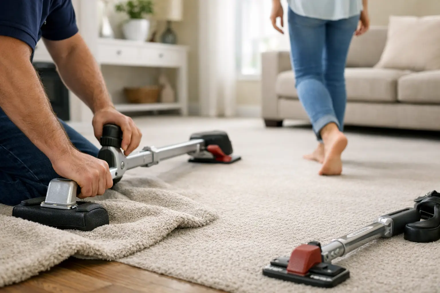 Carpet Stretching for a Safer, Smoother Floor