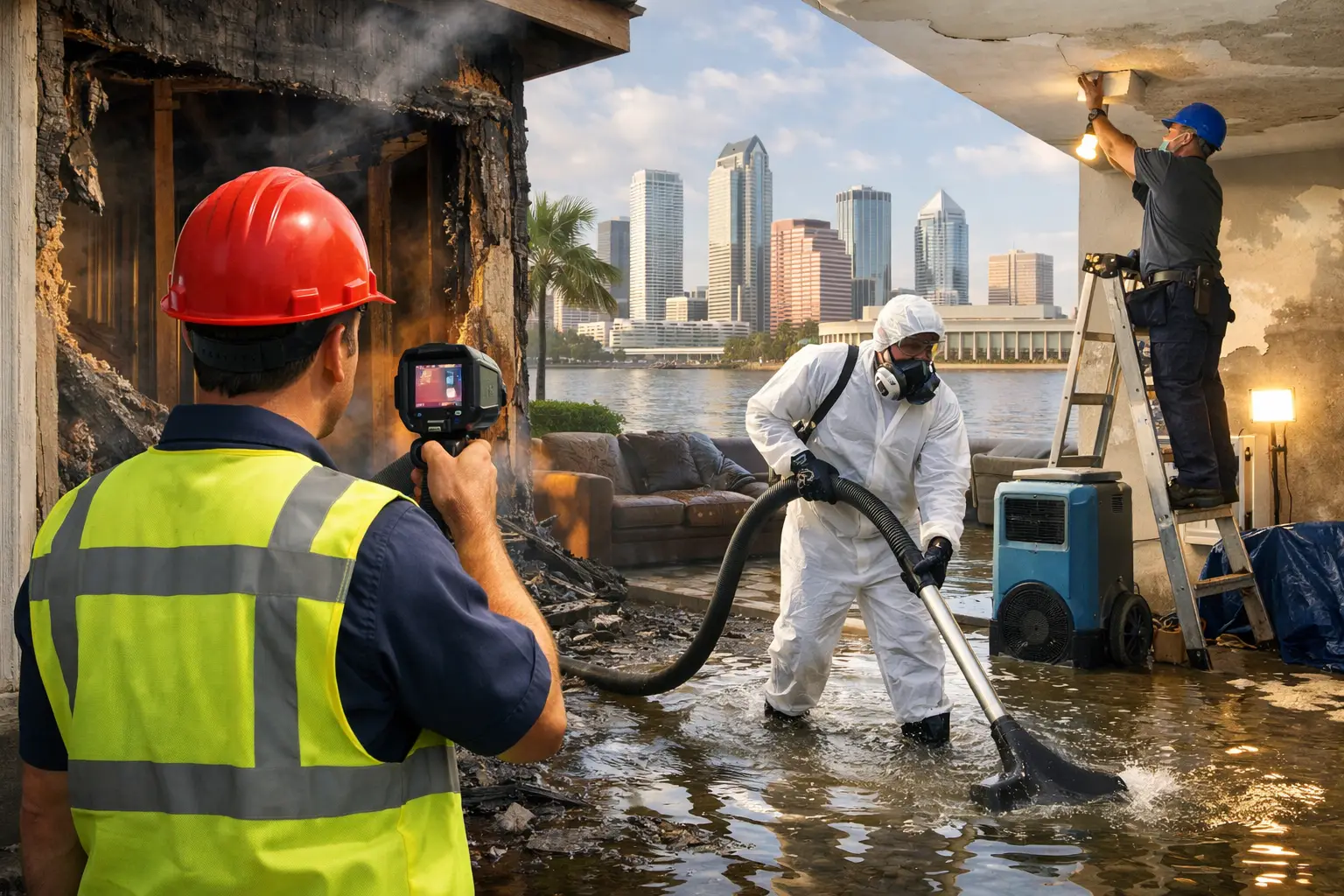 clearwater florida water damage restoration