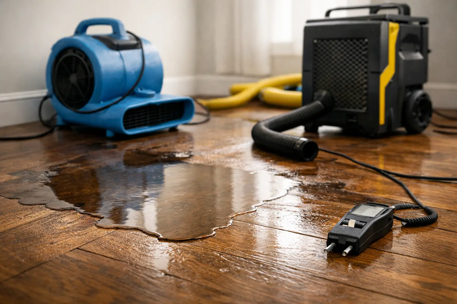 How to Dry Water Damaged Hardwood Floors