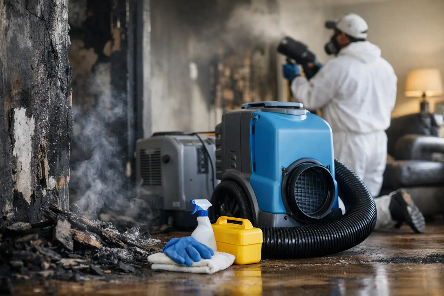 Smoke Odor Cleanup After a Fire: What Works