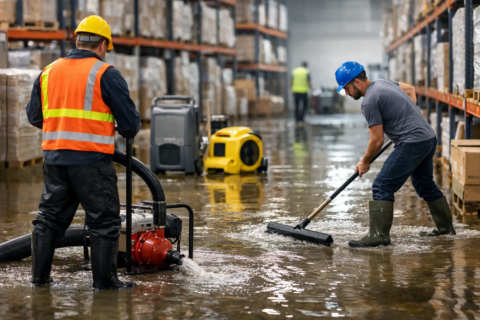 Warehouse Flood Recovery for Faster Reopening
