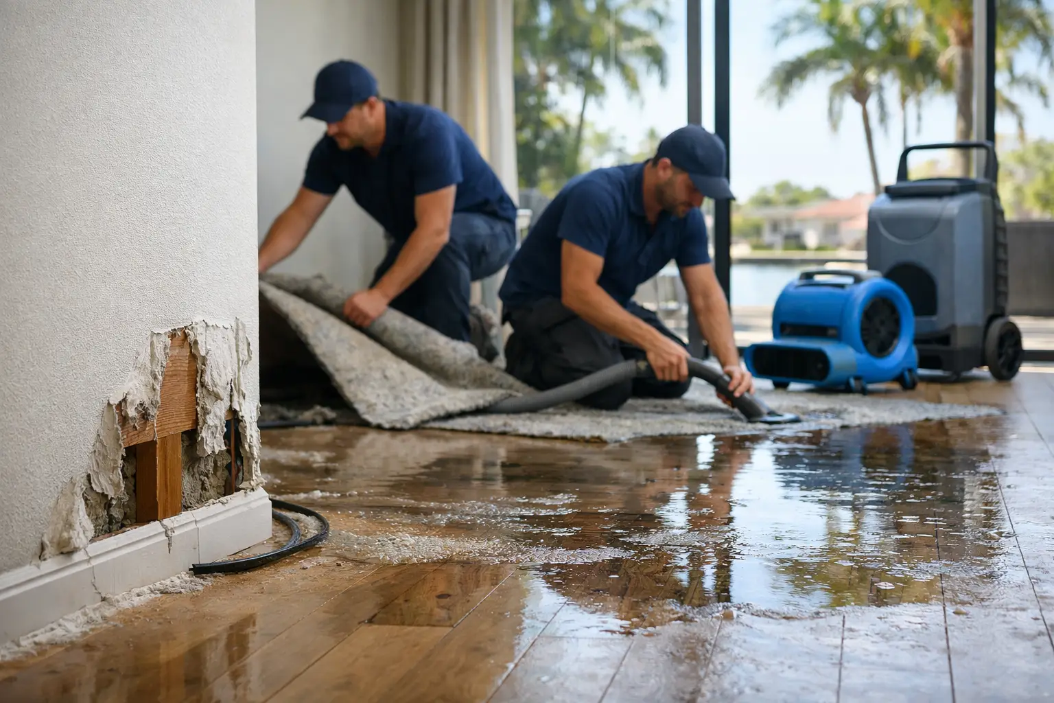 Water Damage Restoration After a Tampa Bay Leak